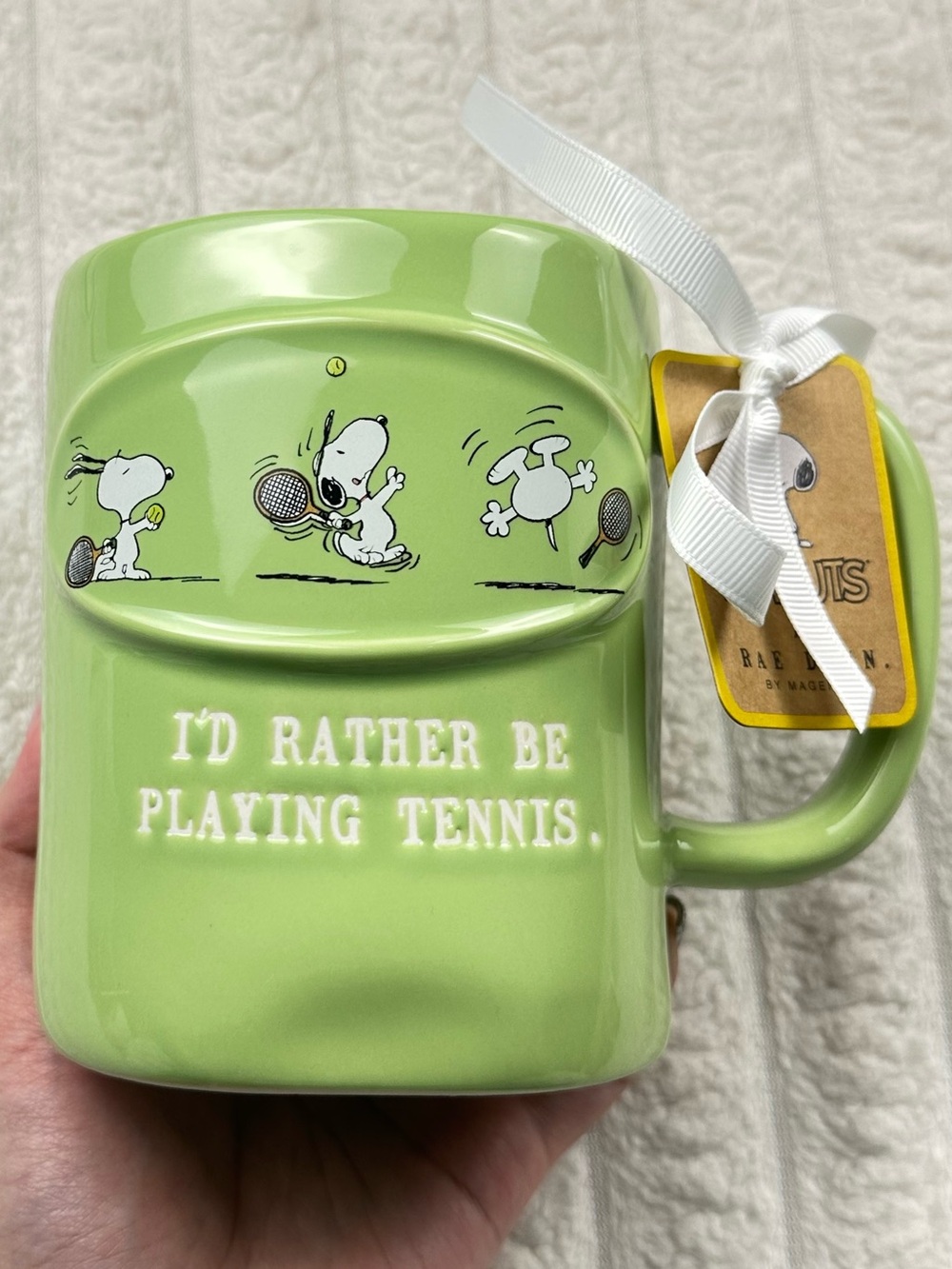 Rae Dunn Peanuts Snoopy Mug